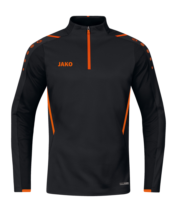 JAKO Challenge Ziptop Schwarz Orange F807 - schwarz