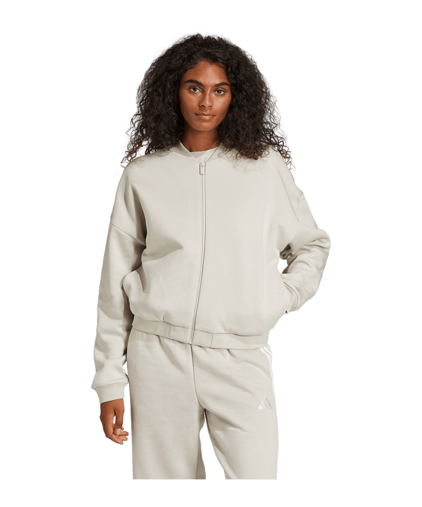 adidas Sportswear Jacke Damen Grau - grau