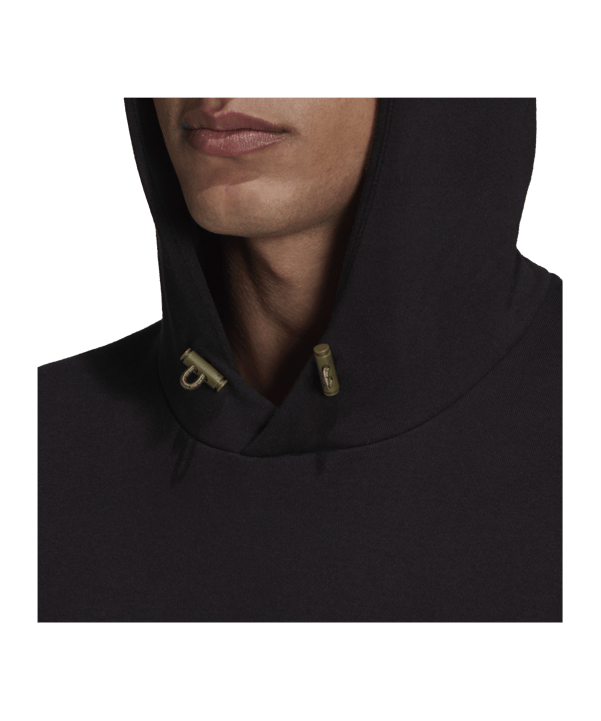 adidas Hoody Schwarz Weiss - schwarz