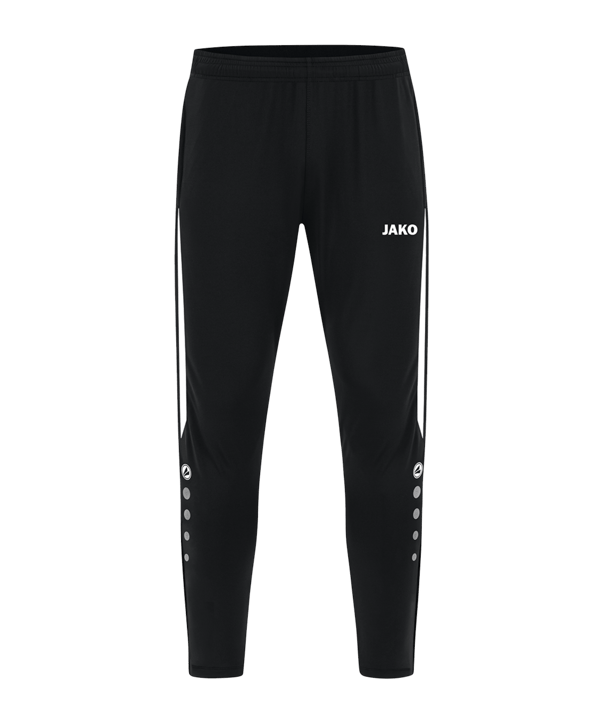 JAKO Power Trainingshose Kids Schwarz Weiss F802 - schwarz