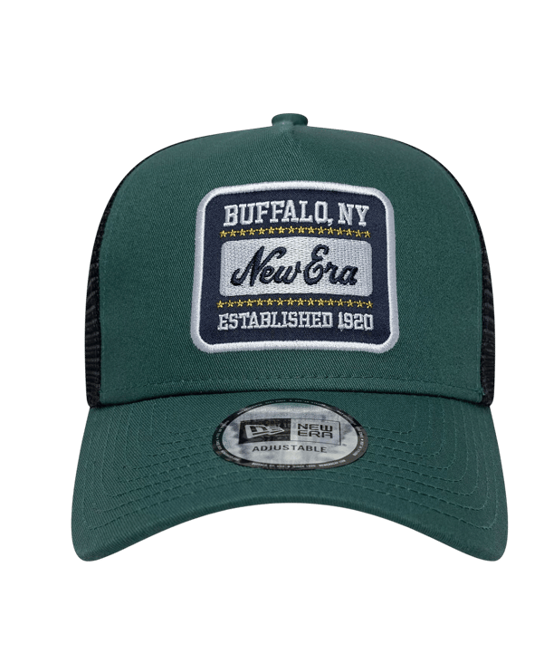 New Era Ne Patch Trucker Cap Grün - gruen