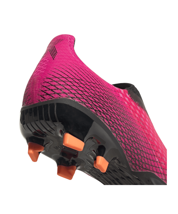 adidas X GHOSTED.3 LL FG Superspectral Pink Schwarz Orange - pink