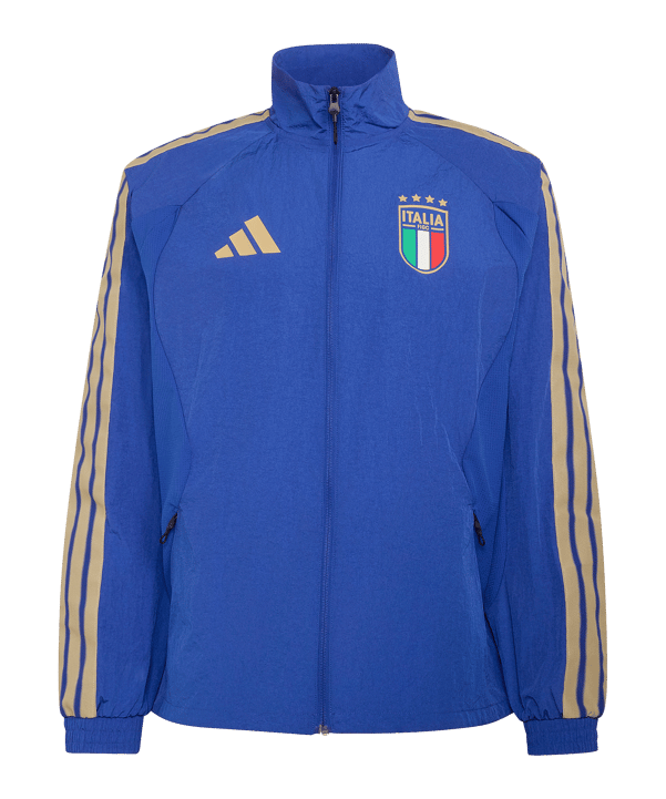 adidas FIGC Italien AN Jacke Blau