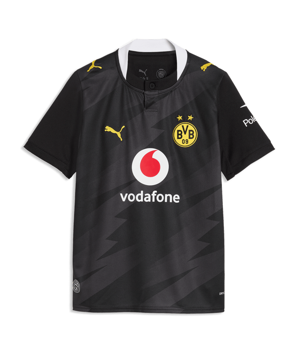 PUMA Borussia Dortmund Replica Maillot Away 2026/2027 Enfants Noir C18 - noir
