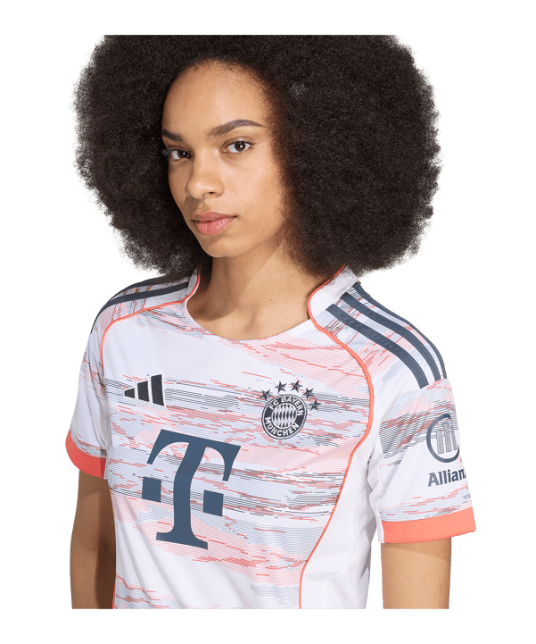 adidas FC Bayern München Trikot Away 2025/2026 Damen Weiß - weiss