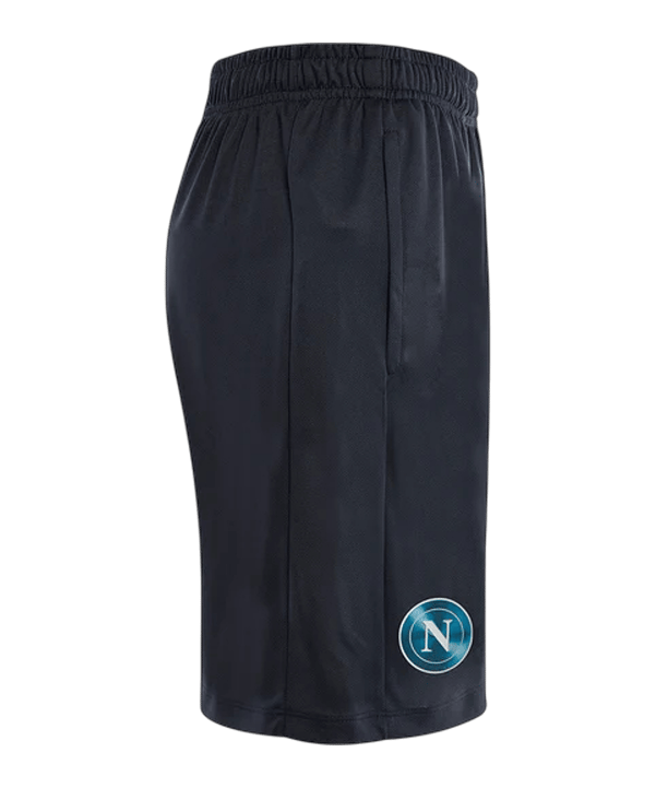 EA7 SSC Neapel Trainingsshort 2025/2026 Schwarz - schwarz