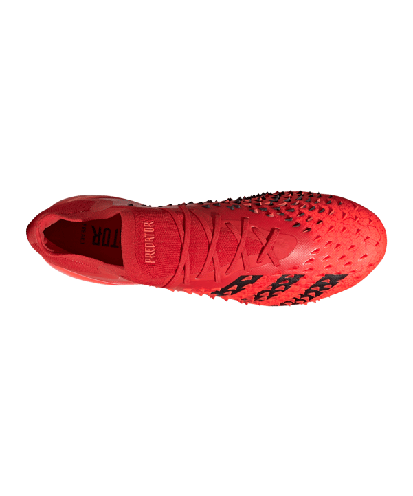 adidas Predator FREAK.1 L AG Meteorite Rot Schwarz - rot