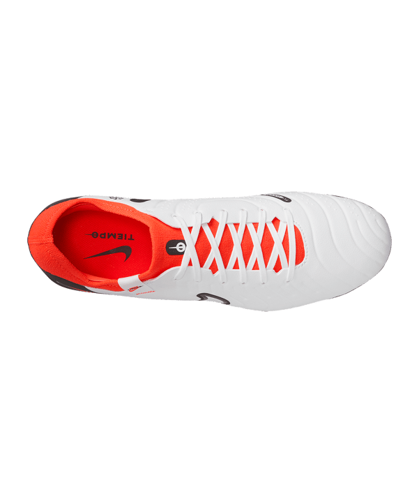 Nike Tiempo Legend X Pro FG Ready Weiss Schwarz Rot F100 - weiss