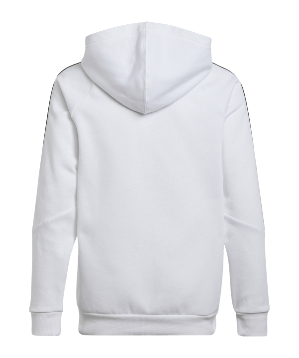 adidas Tiro 24 Hoody Kids Weiss Schwarz - weiss