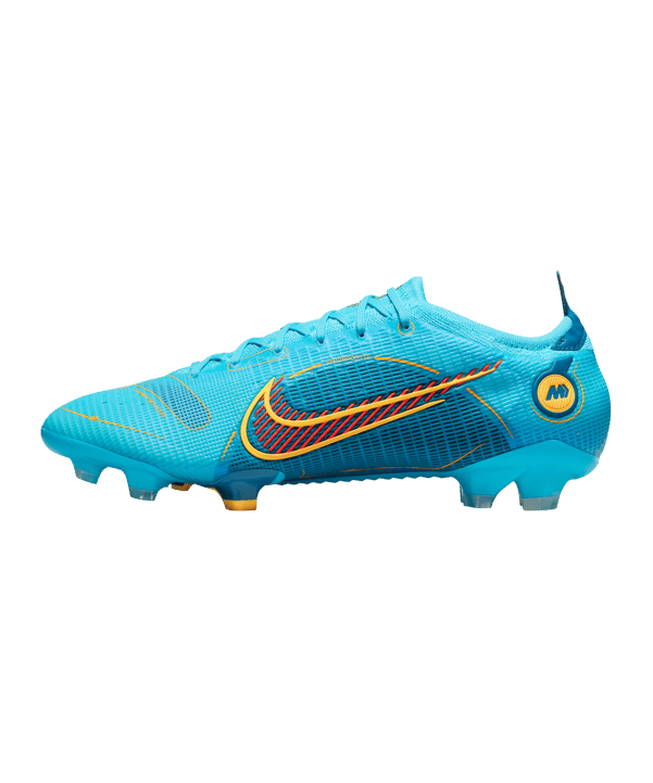 Nike Mercurial Vapor XIV Blueprint Elite FG Blau Orange F484 - blau