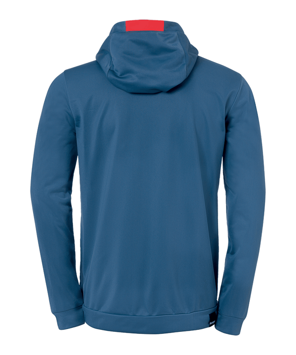 Kempa Player Kapuzenjacke Grau Rot F08 - grau