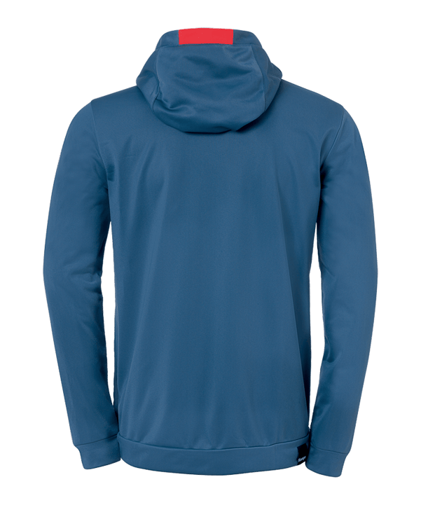 Kempa Player Kapuzenjacke Grau Rot F08 - grau