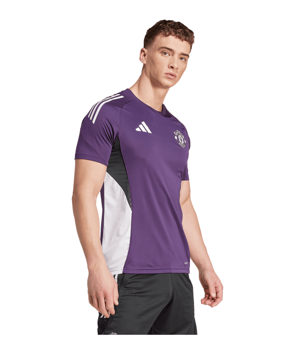 adidas Manchester United Competiton Trainingsshirt Lila - lila