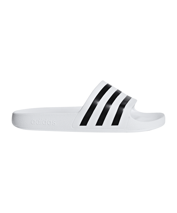 adidas Adilette Aqua Badelatsche Weiss - weiss