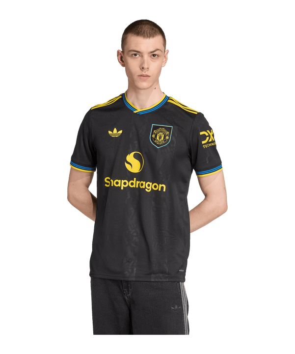 adidas Manchester United Trikot 3rd 2025/2026 Schwarz - schwarz