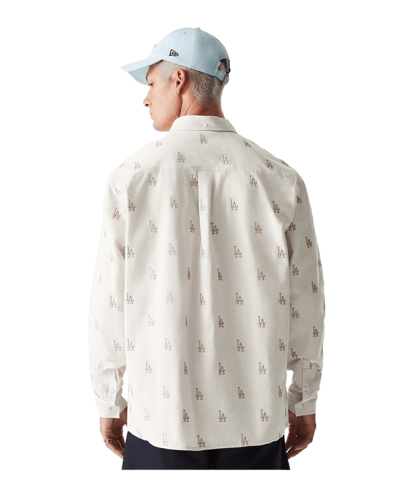 New Era MLB Los Angeles Dodgers Monogram T-Shirt Weiß - weiss