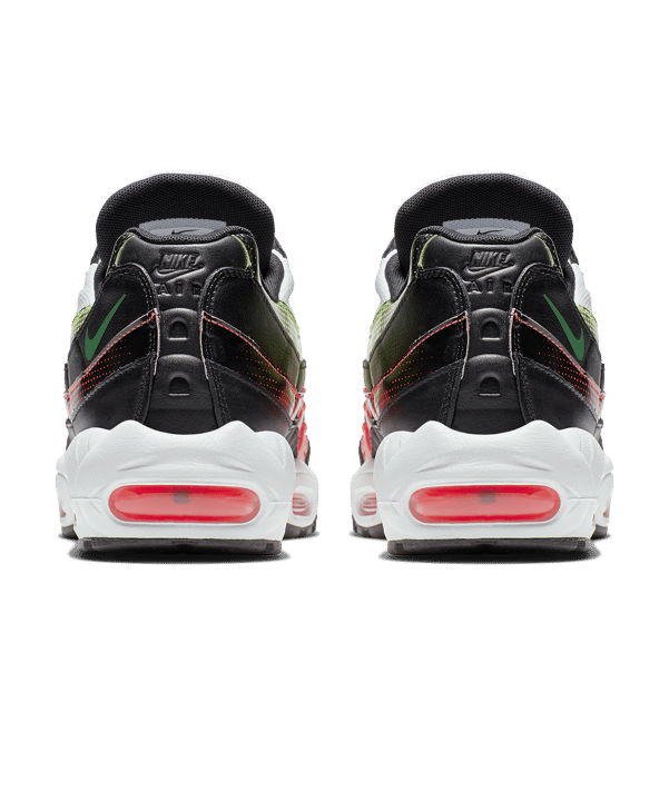 Nike Air Max 95 SE Sneaker Schwarz Rot Weiss F004 - schwarz