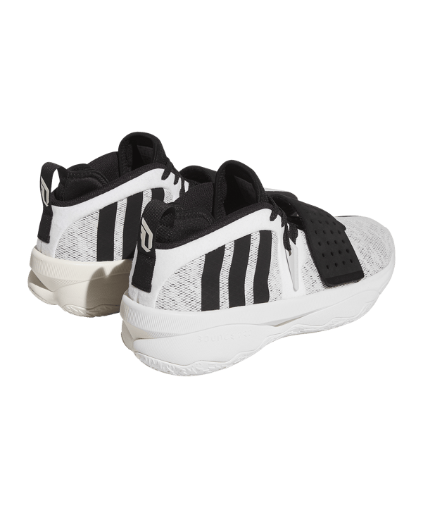 adidas Dame 8 Extply Weiss Schwarz - weiss