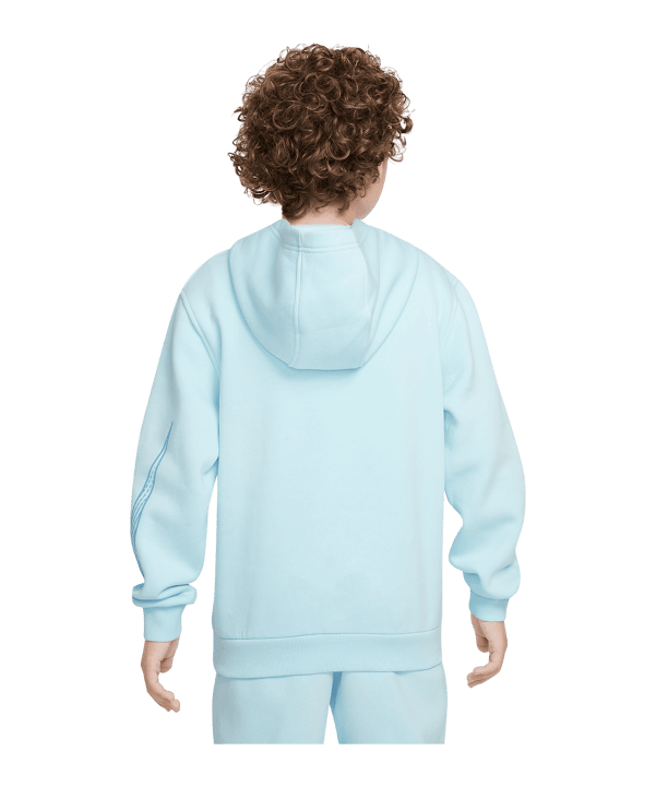 Nike Kylian Mbappe Club Hoody Kids Blau F474 - blau