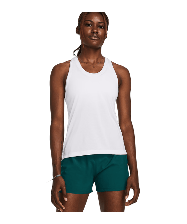 Under Armour Launch Singlet T-Shirt Damen Weiß F100 - weiss