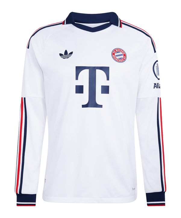adidas FC Bayern München Authentic Shirt met lange mouwen Away 2026/2027 Wit - wit