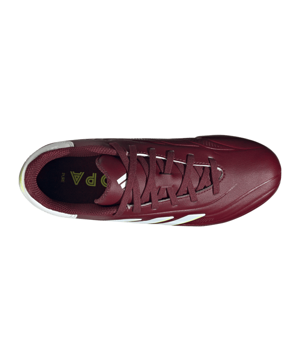 adidas COPA Pure 2 League FG Kids Energy Citrus Rot Weiss Gelb - rot