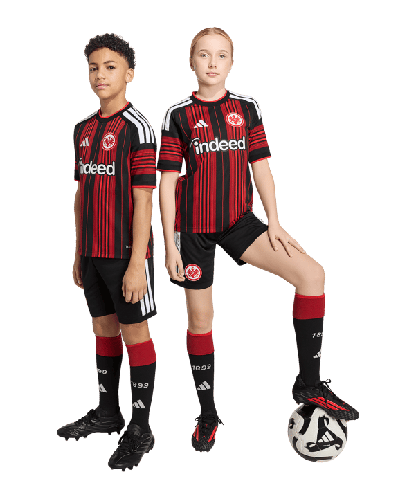 adidas Eintracht Frankfurt Short Home 2026/2027 Kids Schwarz - schwarz