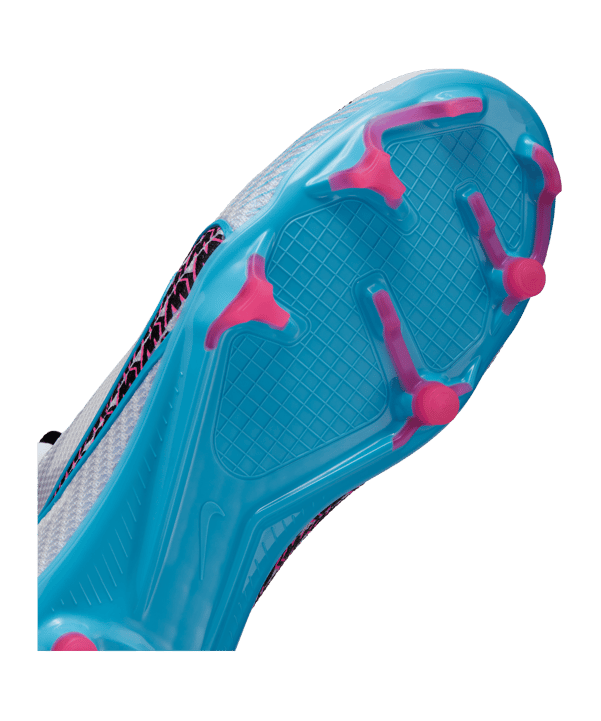 Nike Air Zoom Mercurial Superfly IX Pro FG Blast Weiss Blau Pink F146 - weiss