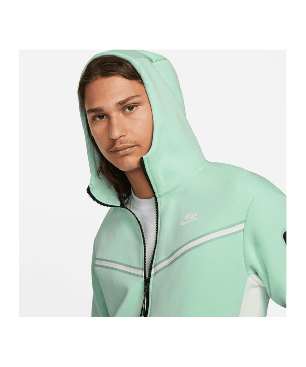 Nike Tech Fleece Windrunner Türkis Weiss F379 - tuerkis