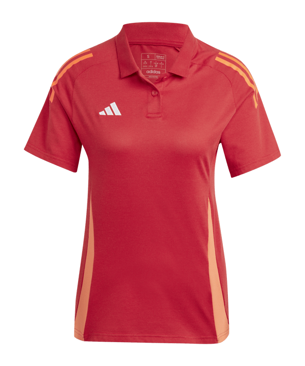 adidas Tiro 24 Competition Poloshirt Damen Rot - rot