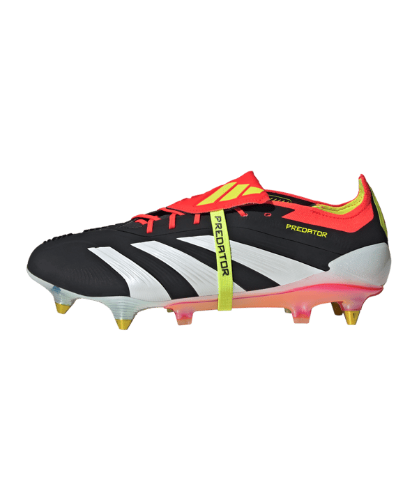 adidas Predator Elite FT SG Solar Energy Schwarz Weiss Rot - schwarz