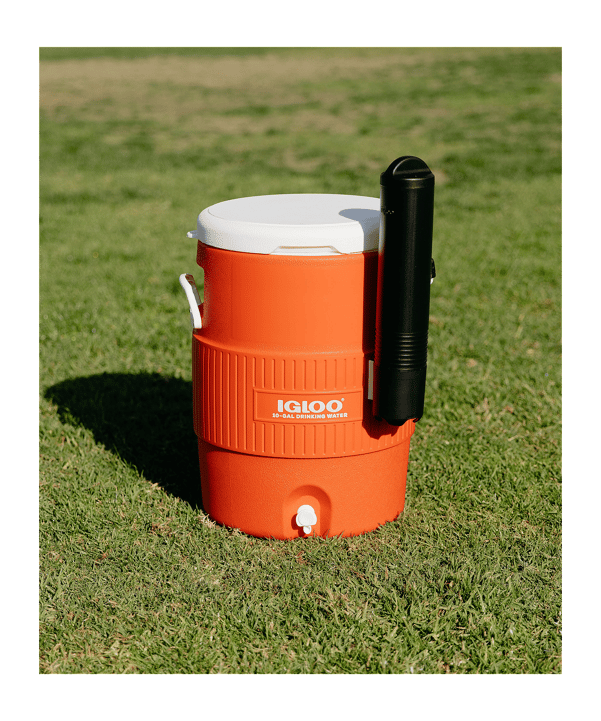 Igloo 10 Gallon Seat Top with Cup Dispenser 37,9L Getränkekühler Accessoire Orange - orange