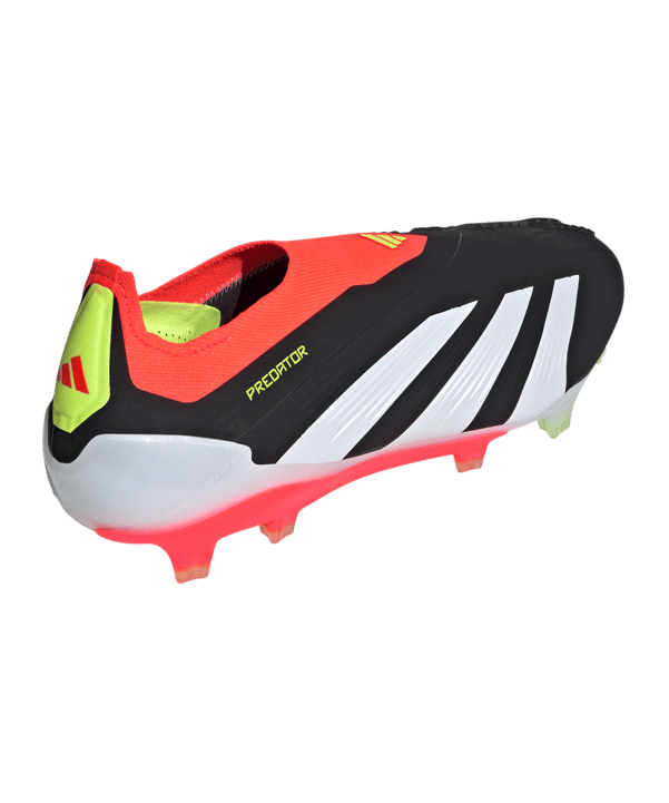 adidas Predator Elite LL FG Solar Energy Schwarz Weiss Rot - schwarz