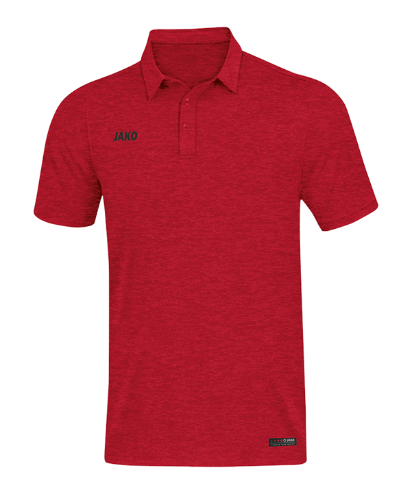 JAKO Premium Basic Polo Rosso C01 - rosso