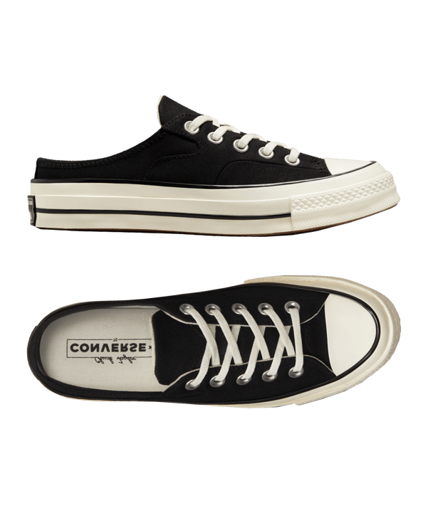 Converse Chuck 70 Mule Canvas Schwarz - schwarz