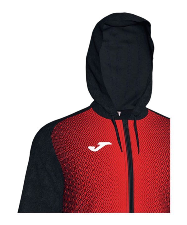 Joma Supernova Kapuzenjacke Kids Schwarz - schwarz