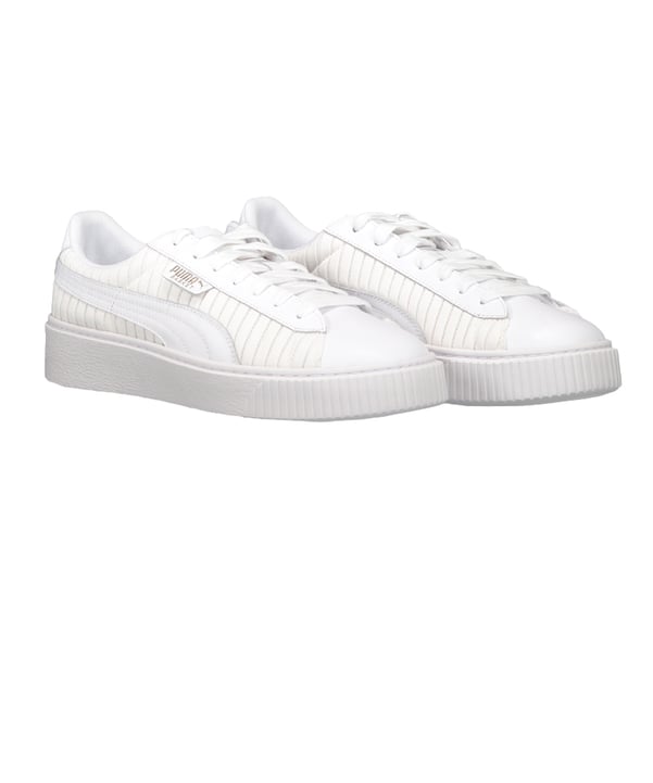 PUMA Basket Platform EP Sneaker Damen Weiss  F01 - weiss