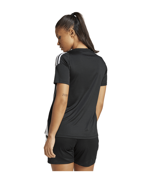 adidas Tiro 24 Trikot Damen Schwarz Weiss - schwarz