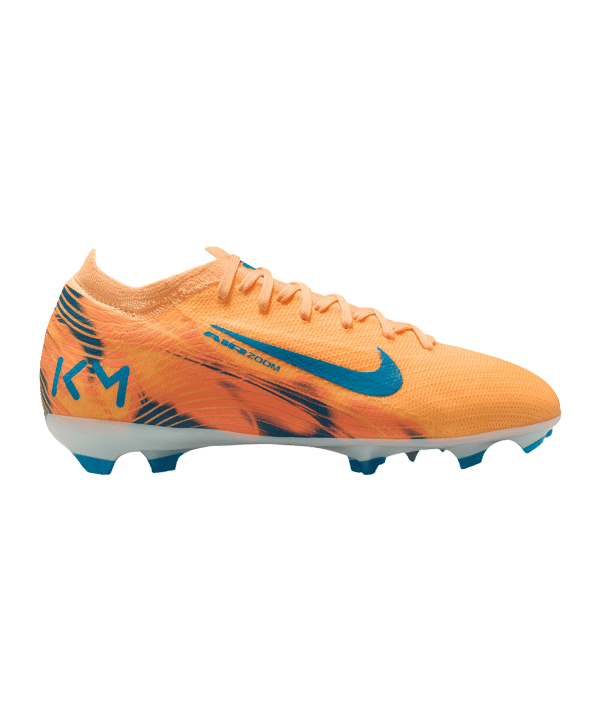Nike Jr Air Zoom Mercurial Vapor XVI Pro FG Kylian Mbappe Signature Kids Orange F801 - orange
