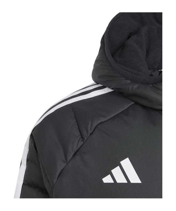 adidas Tiro 24 Winterjacke Kids Schwarz Weiss - schwarz