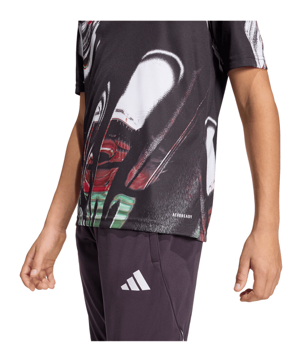 adidas Manchester United Prematch T-Shirt 2025/2026 Kids Schwarz - schwarz