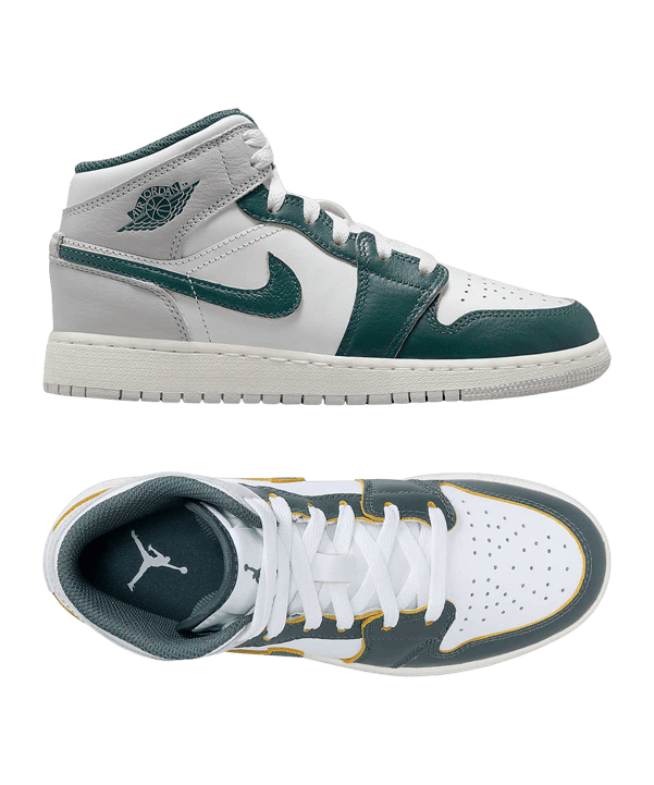 Jordan Jordan Air 1 Mid Sneaker Kids Weiß F103 - weiss