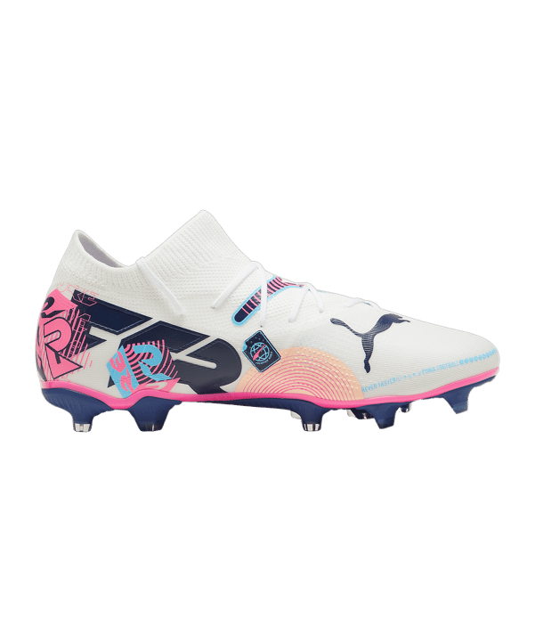 PUMA FUTURE 7 Match FG/AG Volume Up Weiss Blau F01 - weiss