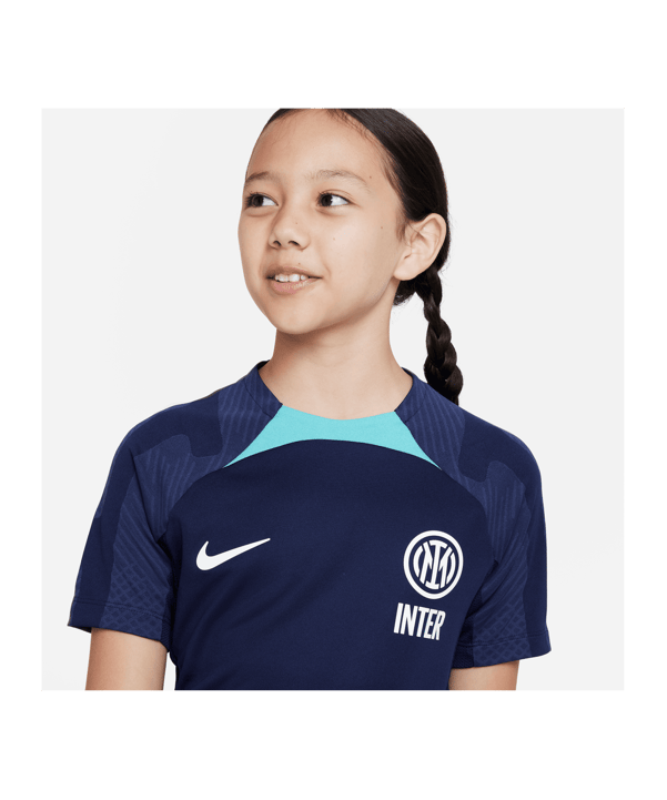 Nike Inter Mailand Strike Trainingsshirt Kids F498 - blau