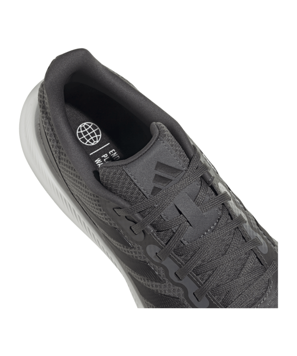 adidas Runfalcon 3.0 Grau Schwarz Laufschuh - grau