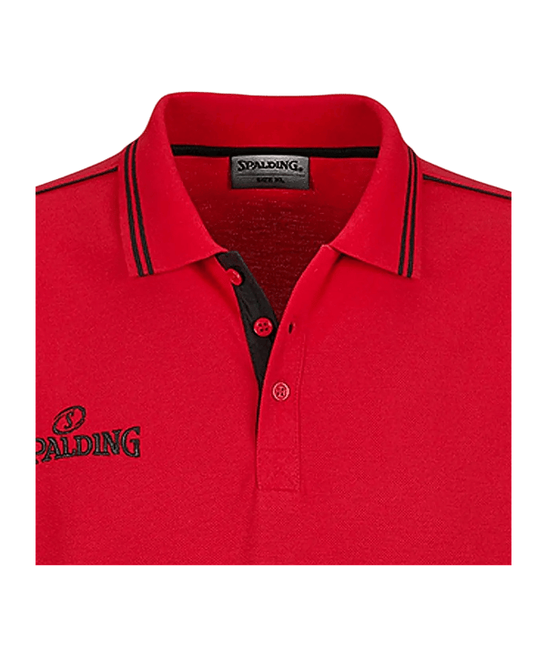 Spalding Poloshirt Polo Rosso - rosso