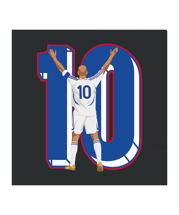 11teamsports Frankrijk "el Maestro" T-shirt Zwart - zwart