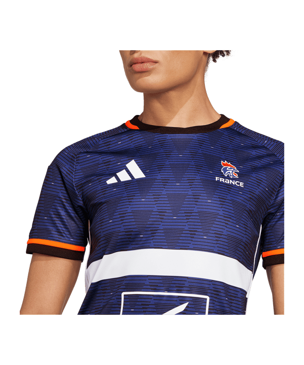 adidas Team France HB Trikot Damen Blau - blau