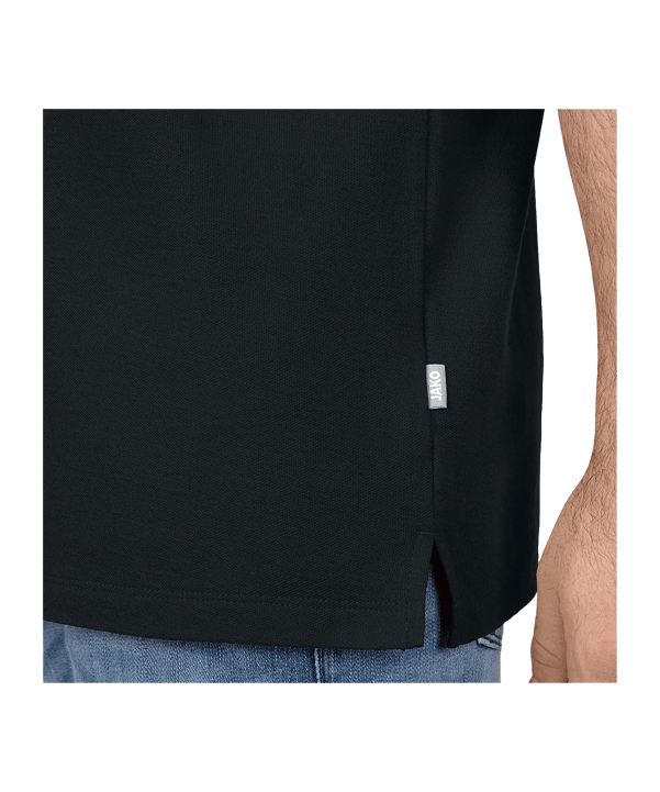 JAKO Organic Polo Shirt Schwarz F800 - schwarz