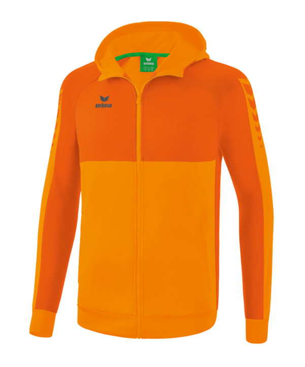 Erima SIX WINGS Kapuzenjacke Orange - orange